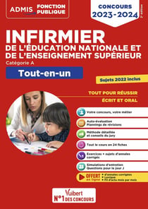 Concours infirmier de l'éducation nationale et de l'enseignement supérieur : tout-en-un (édition 2023/2024)