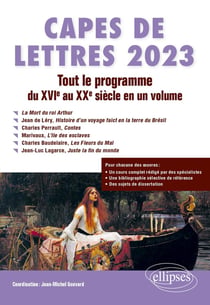 Capes de lettres 2023 : tout le programme en un volume