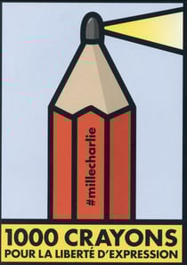 1000 crayons pour la liberté d'expression