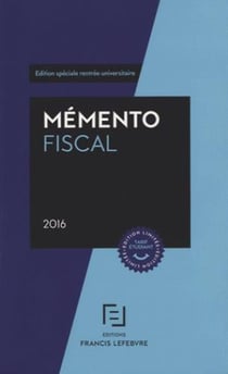 MEMENTO FISCAL ETUDIANTS 2016