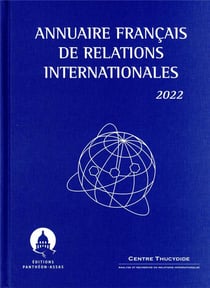Annuaire français de relations internationales (édition 2022)