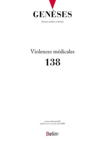 Revue Genèses n.138 : Violences médicales (édition 2025)