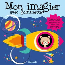 Mon imagier - avec gommettes - fusée
