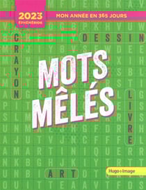 Mon année mots mêlés ou mots croisés (édition 2023)