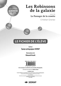 Le Robinsons de la galaxie - le fichier de l'élève