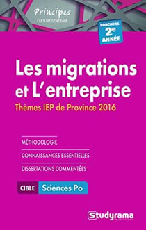 Les migrations et l'entreprise - thèmes IEP de province 2016 2e année