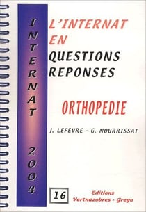 Internat 2004 - orthopédie