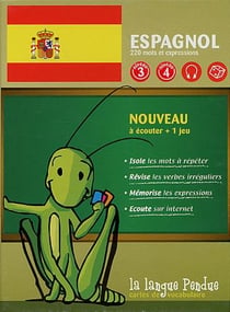 Cartes de vocabulaire espagnol-français : niveau 3 & 4 - 220 mots & expressions