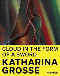 Katharina grosse cloud in the shape of a sword