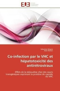 Co-infection par le vhc et hepatotoxicite des antiretroviraux - effets de la zidovudine chez des sou