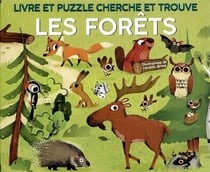 Livre et puzzle cherche et trouve : Les forêts