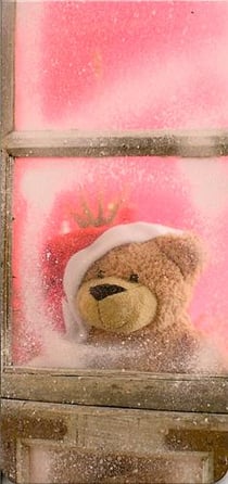 Marque page ourson noel