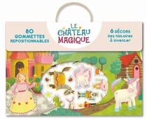 Le château magique - 80 gommettes repositionnables