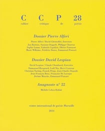 Cahier critique de poésie n.28 : Pierre Alferi / David Lespiau