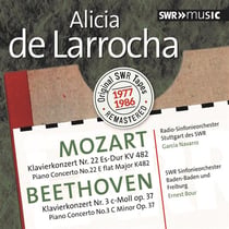 Alicia de Larrocha plays Mozart and Beethoven