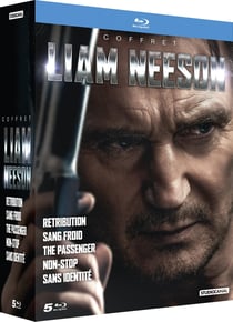 Coffret Liam Neeson : Retribution + Sang froid + The Passenger + Non-stop + Sans identité