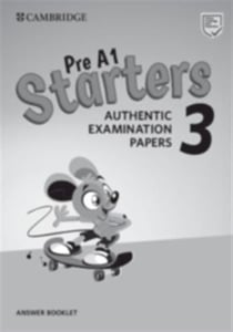 Pre a1 starters 3 answer booklet