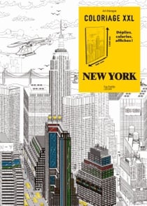 Art-thérapie - coloriages xxl - new york
