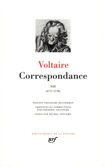 Correspondance Tome 13 - juillet 1777 - mai 1778