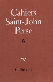 Cahiers saint-john perse