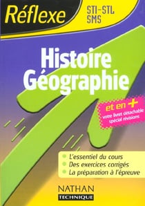 Mémos réflexes Tome 23 : HISTOIRE GEOGRAPHIE STI STL SMS 2002