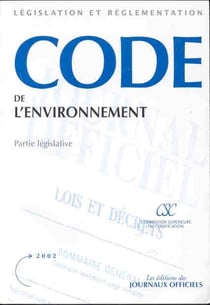 Code de l'environnement - partie legislative
