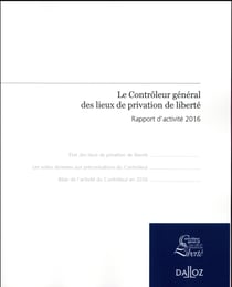 Rapport d'activité 2016 du contrôleur général des lieux de privation de liberté