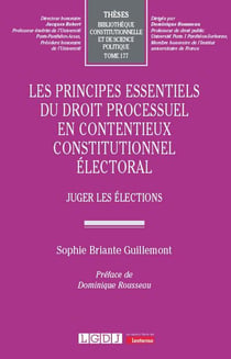 Les principes essentiels du droit processuel en contentieux constitutionnel électoral