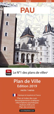 Pau : plan de ville (édition 2023)