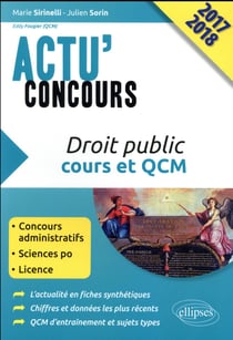 Droit public - cours et qcm - concours 2017-2018