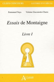 Essais de Montaigne Tome 1