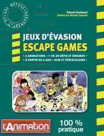 Jeux d'évasion - escape games - 3 animations, + de 20 défis et énigmes, à partir de 6 ans, ACM et périscolaire