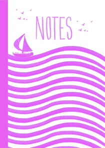 Carnet Marinière Rose bonbon