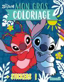 Disney Stitch - Mon gros coloriage + stickers ! (Stitch et Leroy)