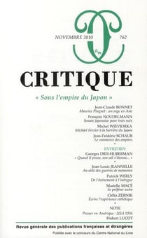 Revue Critique n.762 : sous l'empire du Japon