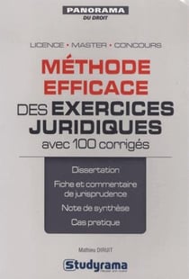 Méthode efficace des exercices juridiques