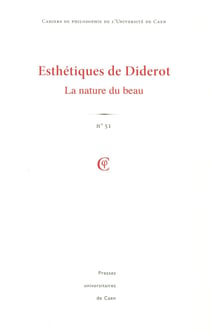 Cahiers de philosophie n.51 : Esthétiques de Diderot : la nature du beau
