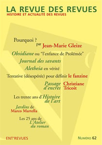La revue des revues n.62