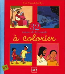 32 images de l'évangile à colorier - cahier n°2
