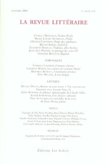 Revue litteraire n 8 (la)
