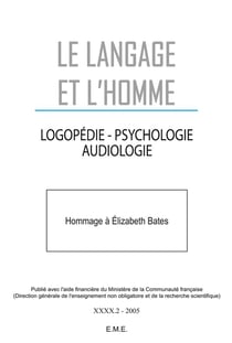 Hommage à Elizabeth Bates