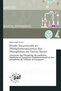 Etude Structurale et Photoluminescence des Phosphites de Terres Rares : Structures des Phosphites de Lanthane, Neodyme et europium-Photoluminescence des phosphites de Terbi