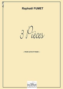 3 pièces pour alto et piano