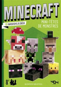 Minecraft : 10 papertoys mini-têtes de monstres