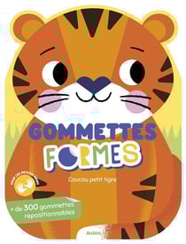 Gommettes formes - coucou petit tigre
