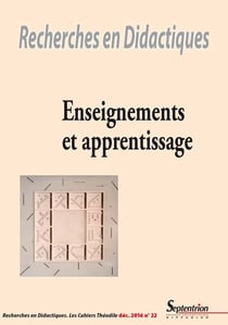 Enseignements et apprentissages