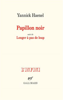 Papillon noir - longer à pas de loup