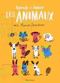 Un livre d'activités artistiques : Apprends à dessiner les animaux avec Marion Deuchars