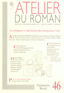 L'Atelier du roman