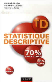 Td statistiques descriptives - 70% applications, 30% cours (3e édition)